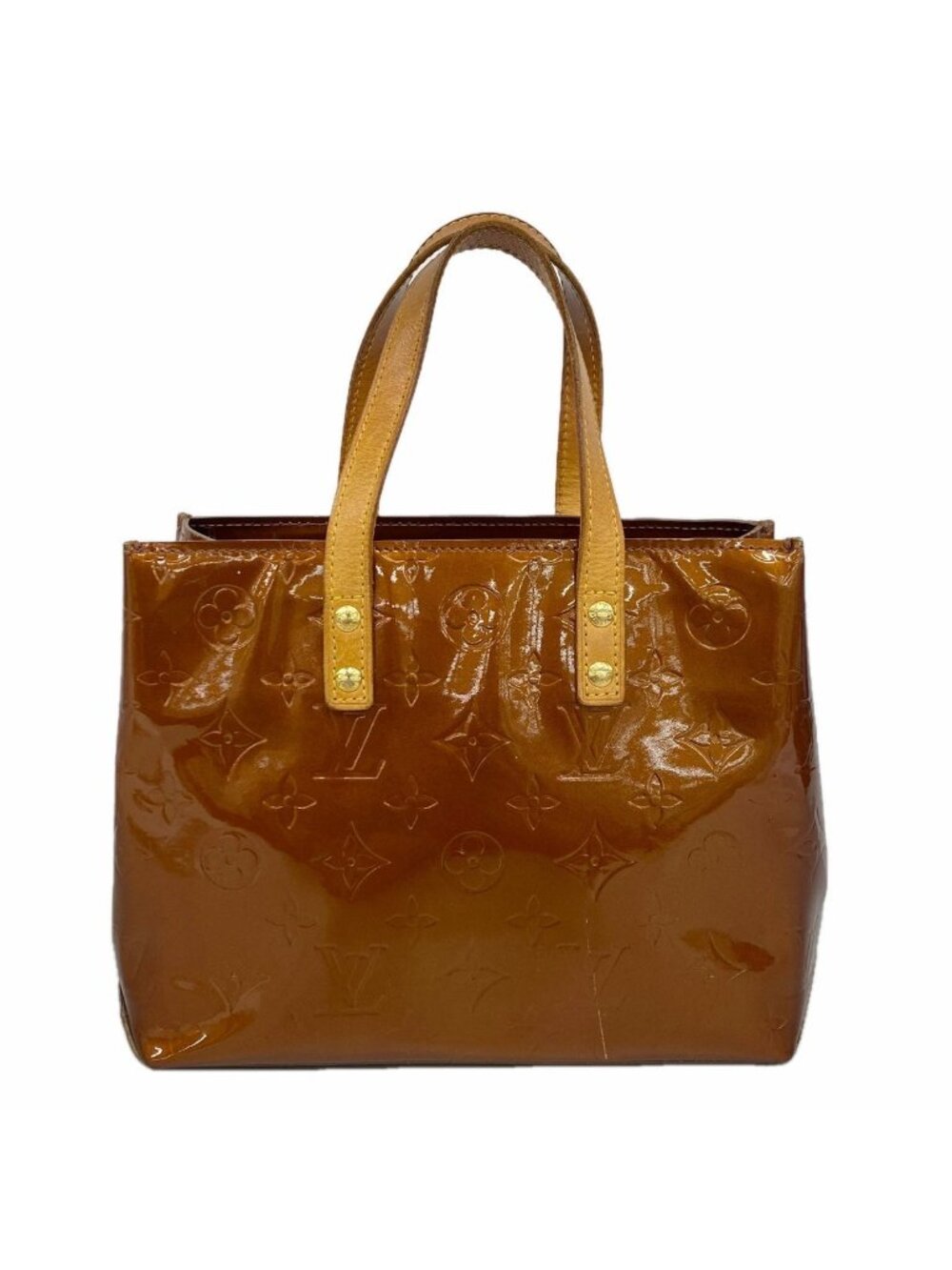 Louis Vuitton Handbag Vernis Reade PM Bronze